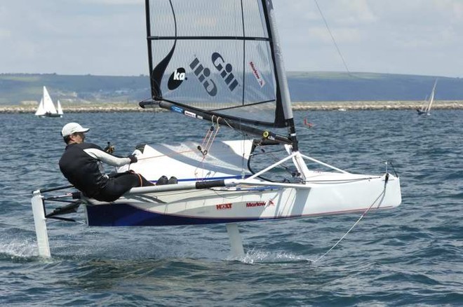 International Moth UK Nats - Adam May © Steve Arkley http://www.sailshots.co.uk